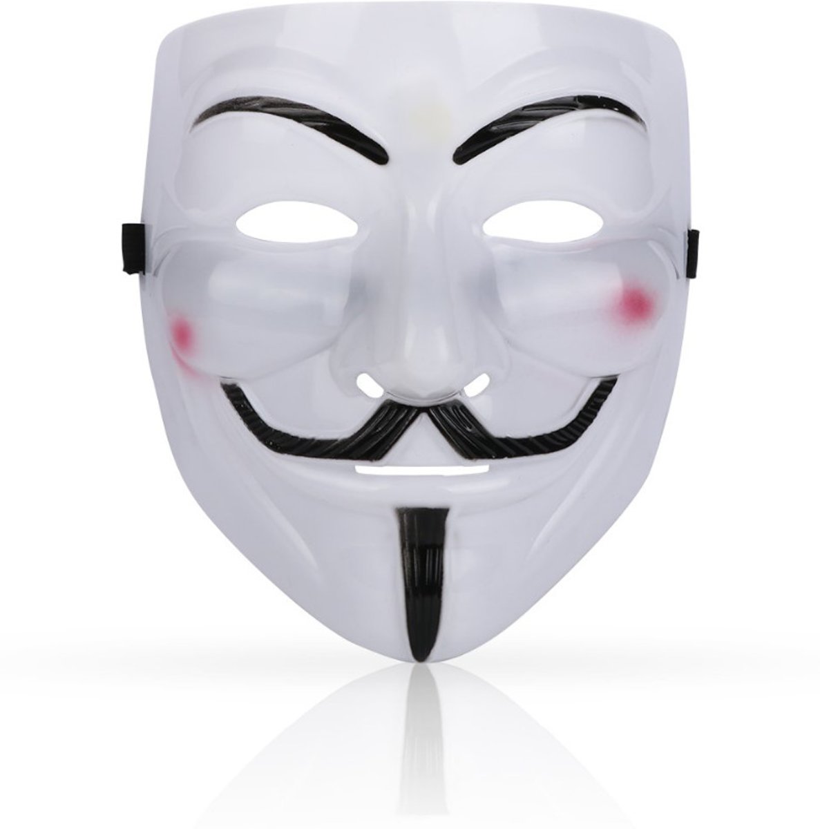 Face Mask Anonymous | Stevig | Wit